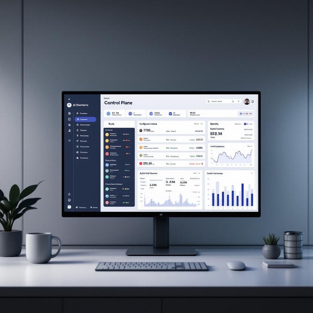 Operational control room with structured workflows